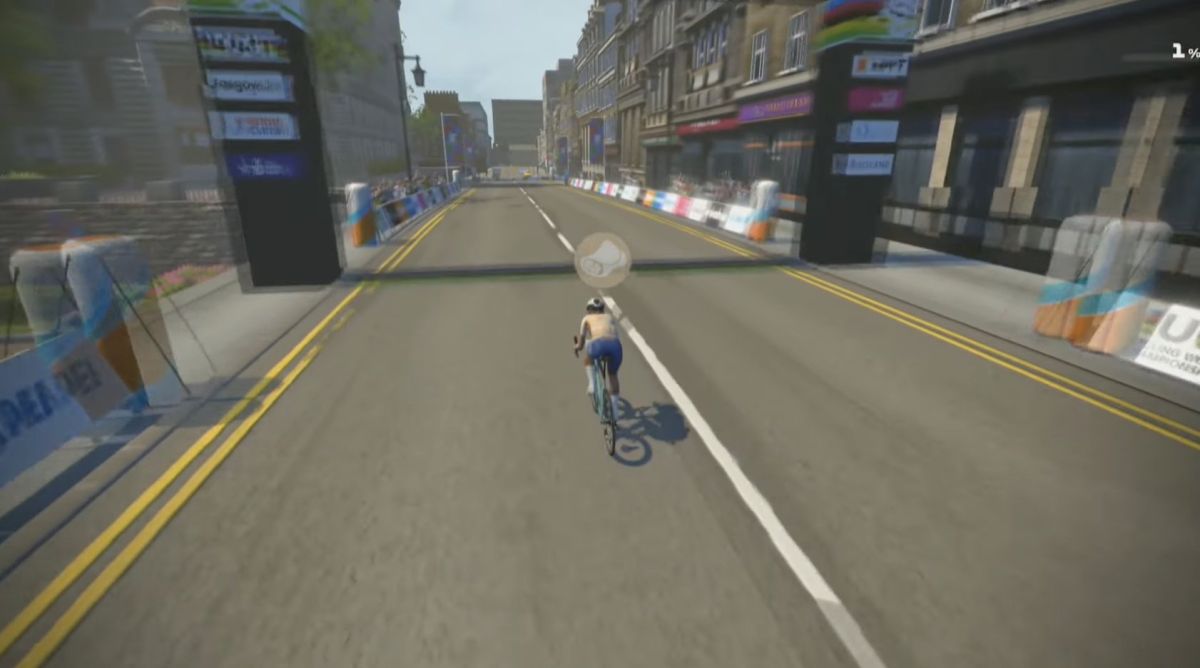 Loes Adegeest (Netherlands) sprinted to the finish line to win the Esports Worlds for the second year in a row